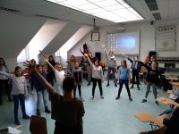 Biondek Voices Tanzworkshop mit Julia Bruckner